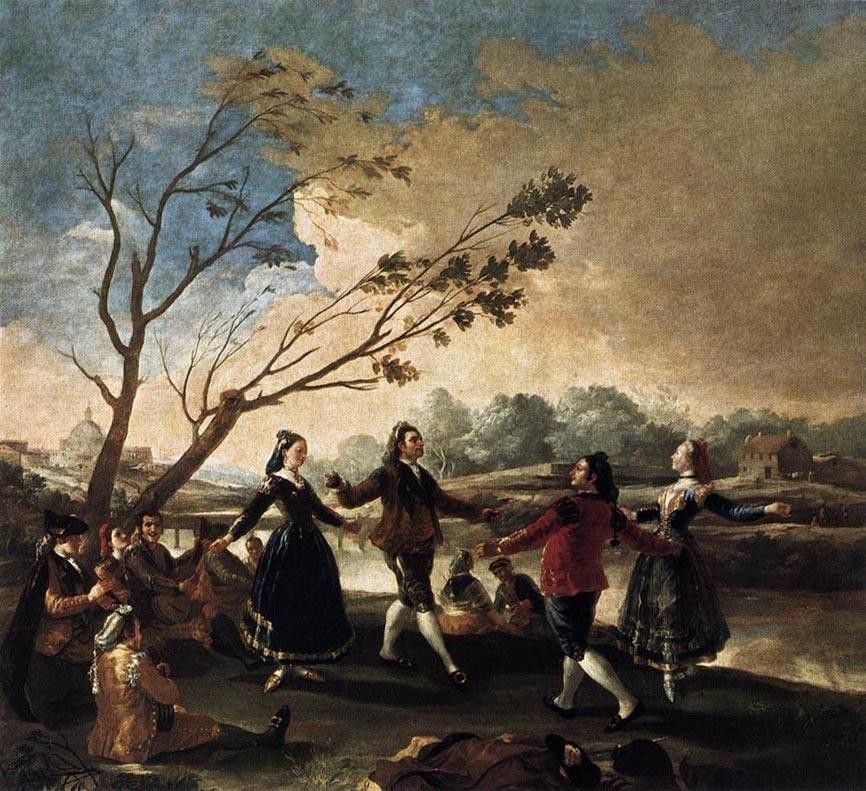 Francisco de Goya Dance of the Majos at the Banks of Manzanares
